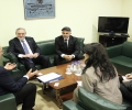 Nënkryetari i Kuvendit Xhavit Haliti, takoi Robert Singer, nënkryetar Ekzekutiv i Kongresit Botëror të Hebrenjve 